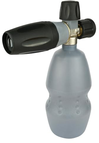 Profi Schaumlanze | für Kärcher HD HDS Becher Hochdruckreiniger | bis 220 bar | verstellbarer Schaumgrad und Schaumstrahl | M22x1,5 IG | Schaumkanone Injektor