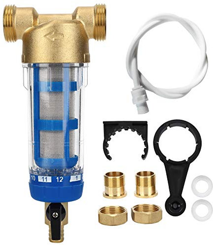 Filtre à Eau à Sédiments Spin Down Système de Pré-filtrage Filtre à Eau Filtre à Eau Spin Down Filtre de Lavage à Contre-courant Filtre à Eau pour Tuyau D'eau de Puits Filtre Fin