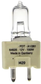 Yiteel Hui 64628 12V100W GY9.5 Halogen lamp Photography Halogen Tungsten Bulb