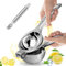 Spremiagrumi a mano, 7 cm, spremiagrumi in alluminio, diametro limone, spremiagrumi lavabile in lavastoviglie, per cucina, bar, ristorante