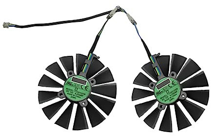 Happyyami 1 Paire Ventilateur De La Carte Graphique Ventilateur Pour Carte Vidéo Glacière Refroidisseur De Carte Graphique Refroidissement Refroidisseur De Carte Vidéo Chasseur Abdos Noir