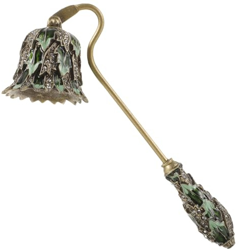 SMASOLO Estintore per Candele con Manico Lungo Accessorio Casa per Spegnere Stoppini in Sicurezza Elegante Strumento Antisoffoco Vintage per Candele Profumate Varie Dimensioni