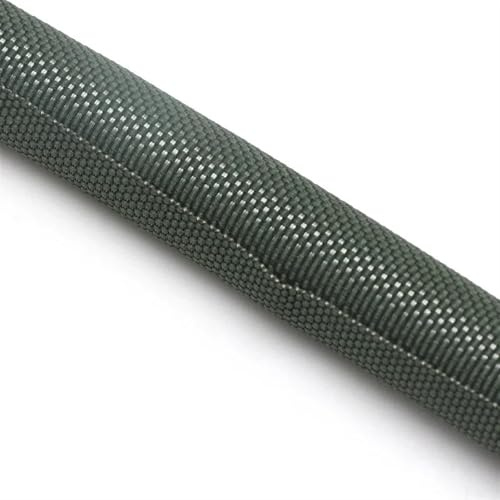 Kabelorganisatör kabelväska med expanderbart flätat fodral och automatisk stängning 1/5 m, isolerande wrap (grön, 8 mm, 5 meter)