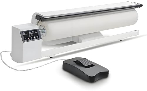 Máquina de prensa de plancha de vapor con pantalla táctil y control de pedal para un planchado eficiente de ropa y ropa de cama