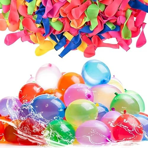 YRPACFB 1000 Pièces Ballon d'eau à Fermeture Automatique, Costumes Pour Soirées Déguisées, Ballons d'eau pour Enfants pour Jardin en Plein Air, Plage, Fête de Piscine, jouet d'eau