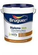 BRUGUER Bote 4 KG Pintura PLASTICO Mate Interior-Exterior Diploma