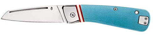 GERBER GEAR 31-003723 Straightlace Folding Pocket Knife, 2.9 In Fine Edge Blade, Blue