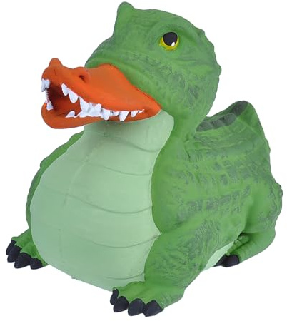 Wild Republic Rubber Duck, Crocodile, Gift for Kids, Great Gift for Kids and Adults, 4 inches, Green