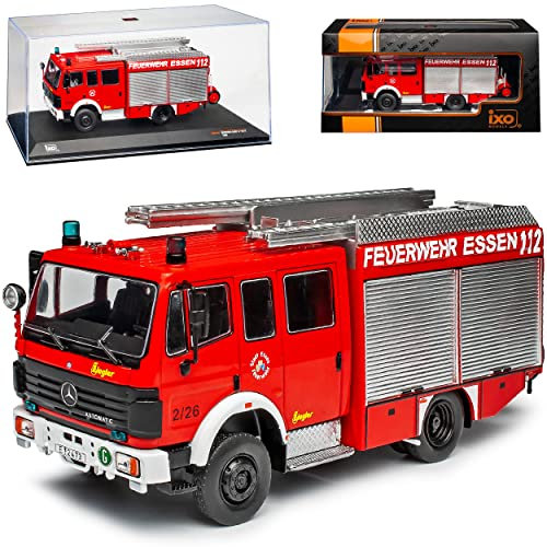 IXO Mercedes-B Löschfahrzeug LF 16/12 Feuerwehr Essen 1/43 Modell Auto