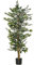 HOMCOM Künstlicher Ficus-Baum groß 150 cm Kunstbaum, Kunstpflanze, Plastik Künstliche Pflanzen im Topf, Fake Plant wie echt für Wohnzimmer Schlafzimmer Büro Garten Moderne Dekoration Geschenk