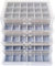 Sightday Portagioie Con 5 Ripiani, 90 Piccoli Scomparti, Impilabile, in Velluto + Acrilico - Organizer per Anelli, Orecchini, Collane (Grigio)