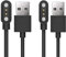 Blueshaweu Charging Cable Compatible with Klatre Bone Sound Headphones LS1, Cable Charger Charging Station for Klatre Premium LS1 Bone Conduction Headphones (Black + Black)