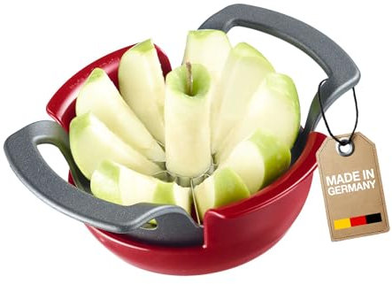 Westmark Coupe-pomme Divisorex – Spezial Black Edition – Coupe-pomme pour pommes et poires – Coupe-pomme de haute qualité en aluminium – Anthracite