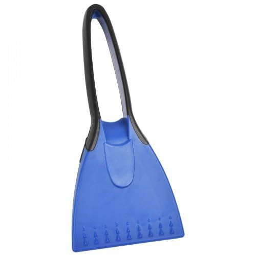 Rascador de Hielo, Pala de Nieve Desmontable, Multifuncional, Eliminación Rápida de Nieve, Extensible, Resistente y Suave con la Pintura, Azul-Negro