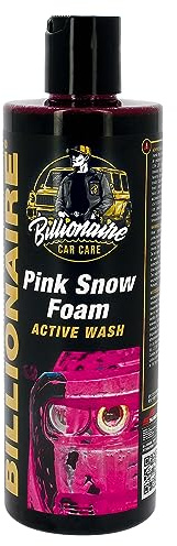 S SUMEX Pink Snow Foam Champú Coche Espuma Activa Rosa 500ml Snow Foam Alto Poder de Limpieza, Efecto Nieve, No Mancha, Aroma a Frutos del Bosque