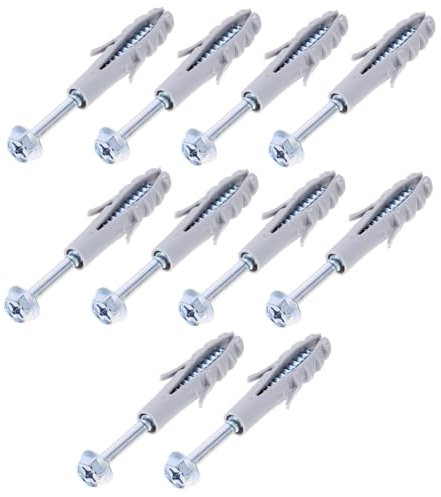 NIYANGLE 10 Ensembles d'expansion pour l'installation d'une hotte de Cuisine sur Un Support TV Ancrages de Montage TV pour cloisons sèches boulons téléviseurs de hotte aspirante