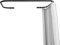 Sasko Duschvorhangstange Duschstange Duschvorhang U-Form Asymmetrisch Aluminium Stabile Belastbarkeit 25 kg Gardinenstange für Vorhang für Badewanne & Dusche Wandmontage - Schwarz - 70x120x70 cm