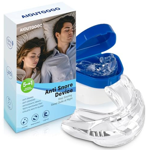 Anti Schnarch Schnarchstopper-2 Stück Anti Snoring Schnarchschiene-Effektiv Snoring Stopper gegen schnarchen Mehrzweck Schnarchen Verhindern für Männer und Frauen(Gebrauchsfertig)
