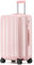 Gumidor Koffer Handgepäck Reisekoffer Bordkoffer Hartschalen in Polycarbonat · Koffer Trolley Rollkoffer Teleskopgriff, TSA, 4 Rollen(Rosa,XL)