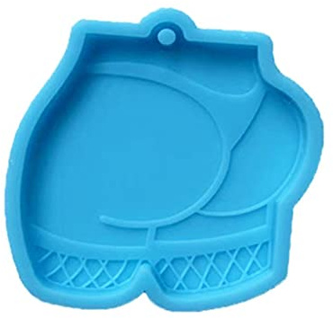 Moule de moulage mignon en forme de fesses - Outil de moulage de bijoux fait à la main - Flexible et lisse - Moule en résine époxy pour enfants