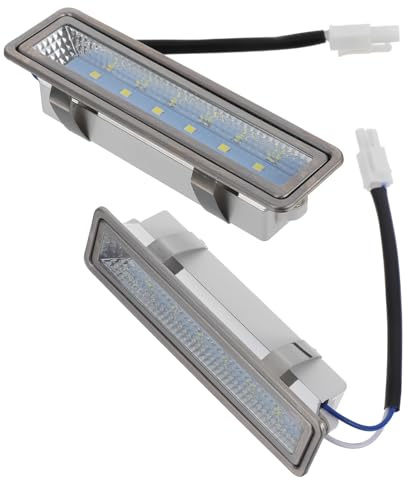 PENIKOKO Lampadine LED per Cappa di Aspirazione 2 Pezzi Luce a LED Rettangolare per Cucina Resistente al Calore Lampada di Ricambio a Basso Consumo per Illuminazione Piano Cottura