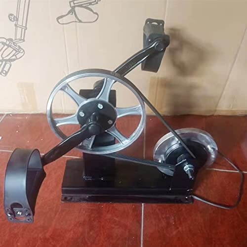 Bärbar pedalgenerator 300 W – handvev, nödströmförsörjning med DC 12 V-gränssnitt och 5 V billaddarutgång för hushåll och utomhusbruk