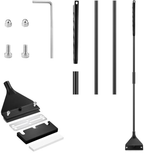 flintronic Akvariealgskrapa, 62 cm avtagbart handtag, plast