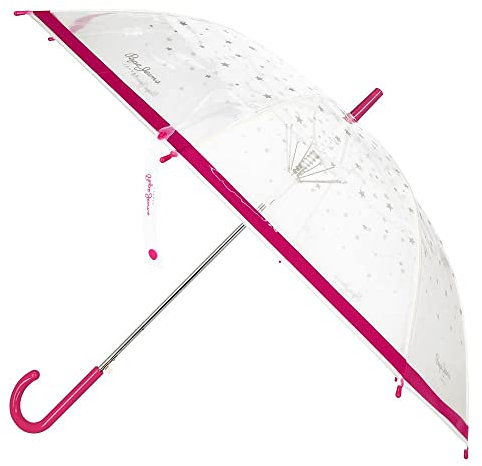 Pepe Jeans Hydra Paraguas Rosa Poliéster con bastón de aluminio