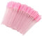 100 Pezzi Scovolini Mascara Monouso, Scovolino Ciglia con Manico in Cristallo Scovolini Ciglia, Pettinino per Ciglia Laminazione Ciglia Accessori Scovolini per Sopracciglia Extension Ciglia (Rosa)