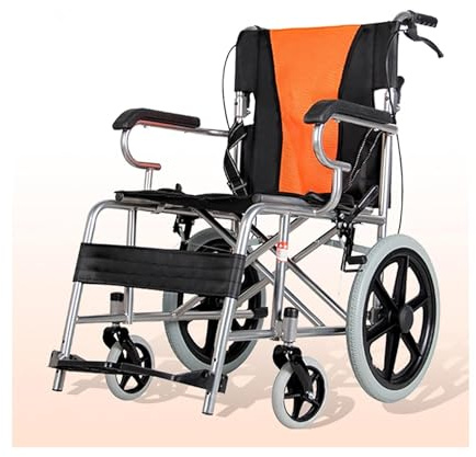 Fully Reclining wheelchairs Adult Transport Wheel Chair high Back Carbon Steel Travel Chair Portable Toilet Foldable Wheelchair