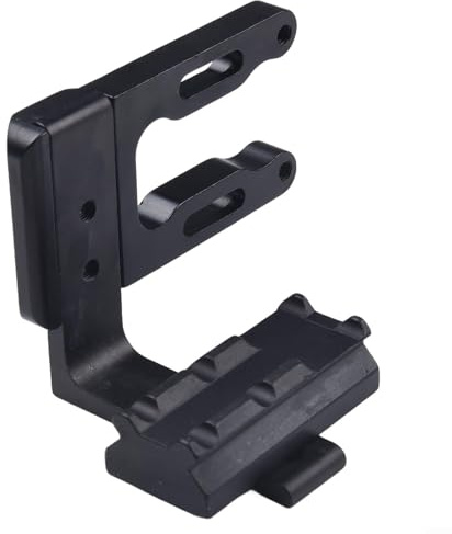 Red Dot - Soporte de mira para arco compuesto recurvo, accesorio de caza de aleación de aluminio para procesamiento CNC, ligero, 138,2 g, accesorio portátil negro