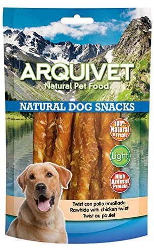 ARQUIVET Twist au poulet 13 cm - 100 g - collations pour chiens naturels - 100% naturel - Récompenses pour chiens