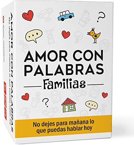 AMOR CON PALABRAS - Familias ‍‍‍ | Juegos de Mesa para niños y Adultos Que fortalecen los vínculos Familiares creando Conversaciones de Calidad. 2 jugadores