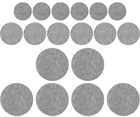 MINGZHE Estera para Microondas Divisores de Placas de Fieltro Separador de Placas de Fieltro Reutilizable Lavable Cortable Protectores de Placas de Fieltro 24 Piezas Estera Protectora de Platos Diviso