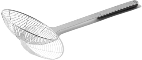 Made In Cookware - Stainless Steel - Spider Strainer Skimmer Ladle for Cooking Frying - Harbour Blue - Kitchen Essentials - Dishwasher Safe