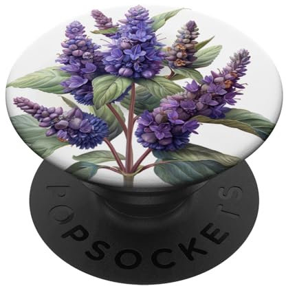 Anise Hyssop Flower Cottagecore Graphic PopSockets Swappable PopGrip