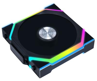 Lian Li UNI FAN SL Wireless PC Fan 120mm RGB – Gaming PC Fan Black | PWM Fan - 40 ARGB LEDs - up to 2,000 RPM - Slot-in System - High Airflow - Low Vibration - Quiet