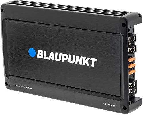 Blaupunkt AMP3000D 3000 W Max 1-CH Monoblock Class D Stereo Car Audio Amplifier