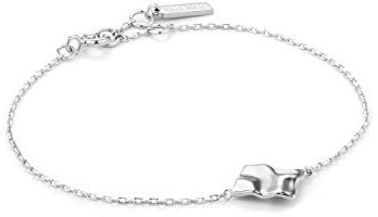Ania Haie Damen-Armband Crush Square Bracelet 925er Silber One Size Silber 32014143