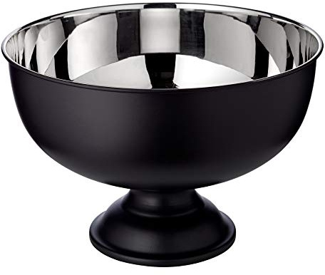 EDZARD Champanera Ciervo (H 50 cm, Ø 32 cm), aluminio, con figura de ciervo, para 3 botellas – enfriador de champán, enfriador de cava, enfriador de vino, decoración navideña