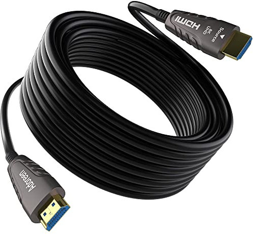 Adoreen 8K Fiber Optic HDMI 2.1 Cable 40 Feet, Active Optical HDMI Cord for 8K@60Hz 4K@120Hz 2K@240Hz Dynamic HDR eARC HDCP2.2&2.3 4:4:4 3D,Compatible PS5/PS4,Ultra HD TV(12.2m)