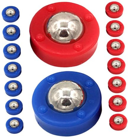 Milisten 28st Tisch-Shuffleboard Tischfußballrollen Shuffleboard-tischpucks Lustige Rollende Perlen Zubehör Für Tischspiele Board-fußball Rollende Perlen Rollende Kugelausrüstung Plastik