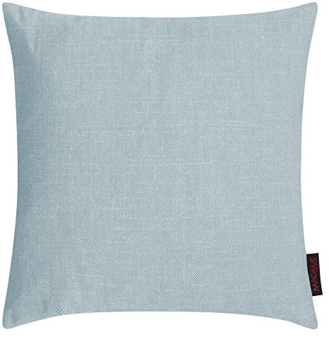 Magma „Riva“ Kissenhülle ca. 40 x 40 cm im Retro-Style; Leinen-Vintage-Look in 6 zarten angesagten Pastelltönen (Farbe mint)