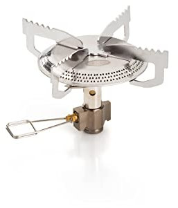 GSI Outdoors Glacier Campingkocher - Hochleistungsherd für größere Töpfe Auto Camping und Basislager, Silber
