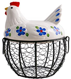 Farmhouse Style Egg Storage Basket/Decorative Kitchen Storage Baskets
