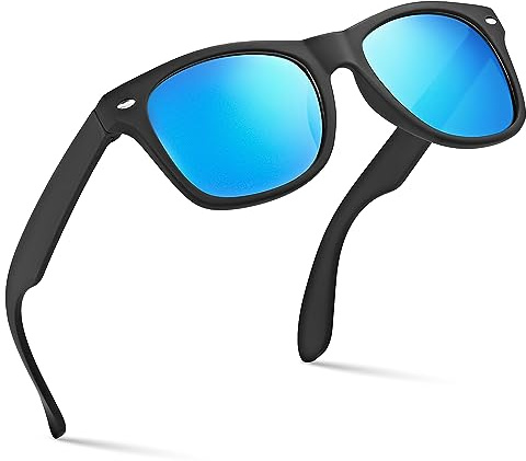 Retro Rewind Kids Sunglasses for Boys Girls Age 3-12 - Shatterproof Rubberized Frame UV400 Toddler Children Sun Glasses