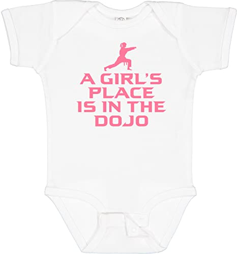 inktastic Girls Cute Karate Martial Arts Baby Bodysuit Newborn 0020 White 3d0bd