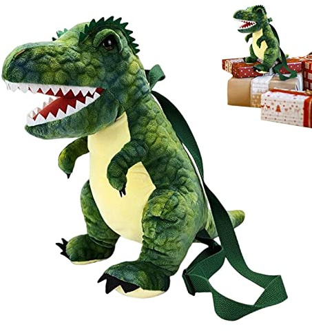 GUOHUA Zainetto di Dinosauro per Bambini | Vivid Dinosaur Animals School Bag con Cinghie Regolabili | Zaino per Bambini Zaino per Studenti Zaino per Bambini Regalo per Natale, Compleanno, Vacanze
