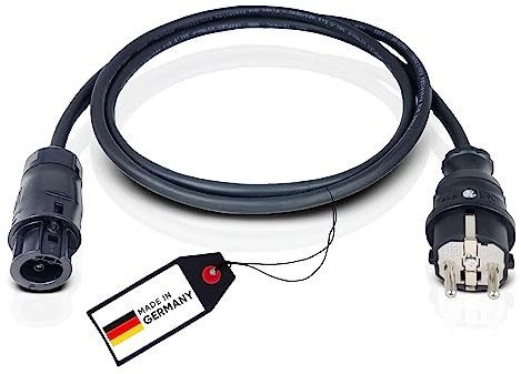 SolX Anschlusskabel - Betteri Buchse mit Schuko Stecker für Balkonkraftwerke Anschlussleitung (1M)