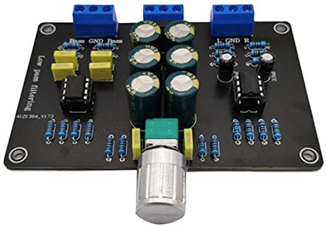 Malloy 2-vägs subwoofer frekvensdelare bräda filter elektroniskt lågpass crossover AC12V NE5532 (88Hz)